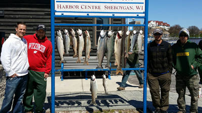 sheboygan charter fishing reports April 2017