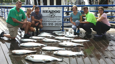 sheboygan fishing july 13, 2017