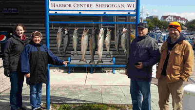 Sheboygan salmon fishing report May 2017